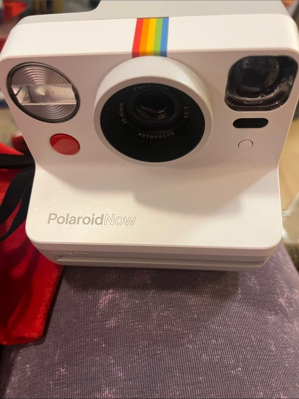 Polaroid Bright Red Plush Camera Pouch